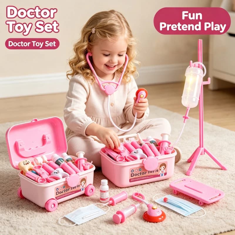 VELORA LittleDoc Doctor Role Play Set with Stethoscope