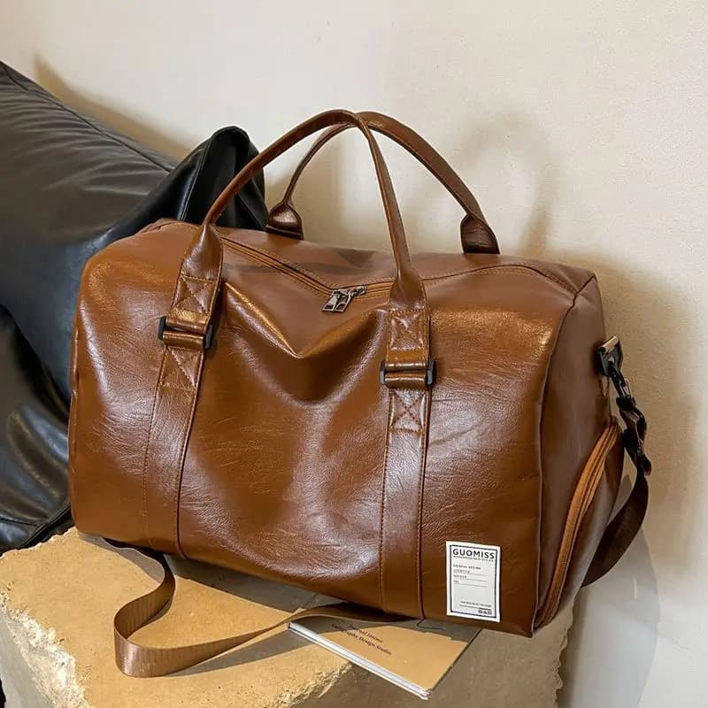 Fashion Leather Duffle Bag for Travel