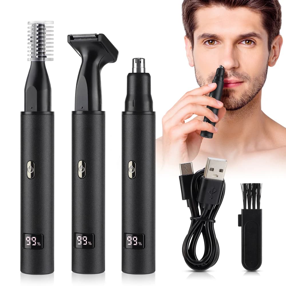 VELORA 3-in-1 nose and ear hair trimmer