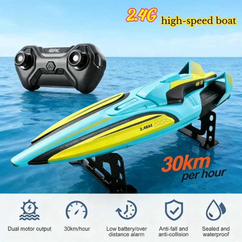 VELORA WaveDash S1 Dual Motor RC Speedboat