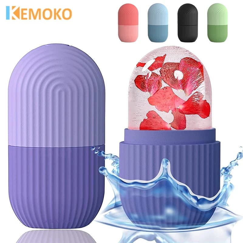 VELORA ChillContour Silicone Ice Face Roller