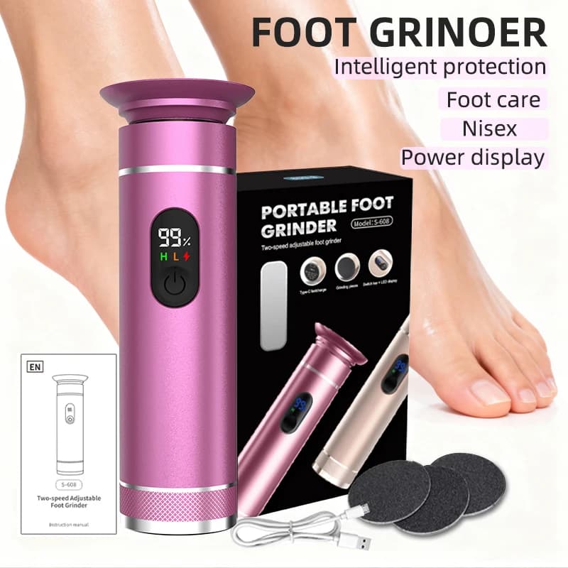 Aluminum alloy electric foot grinder