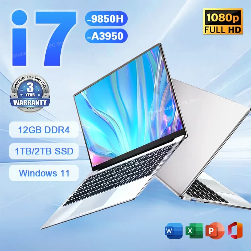 14.1 inch i7-9850H gaming laptop