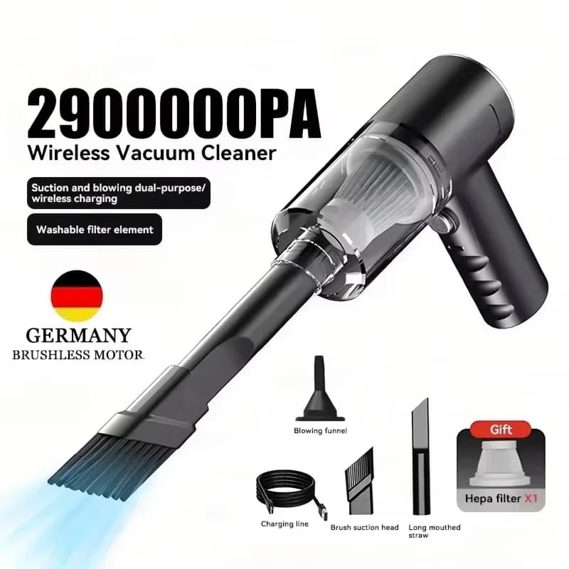 VELORA DriveClean cordless mini car vacuum